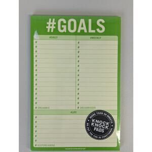 Knock Knock To Do Notepad Goals Daily Weekly Planner Gift Humor Graduation Fun